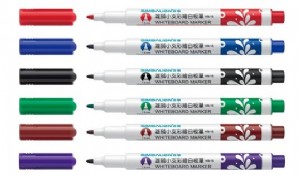 【雄獅】小支彩繪酒精性白板筆 WB15